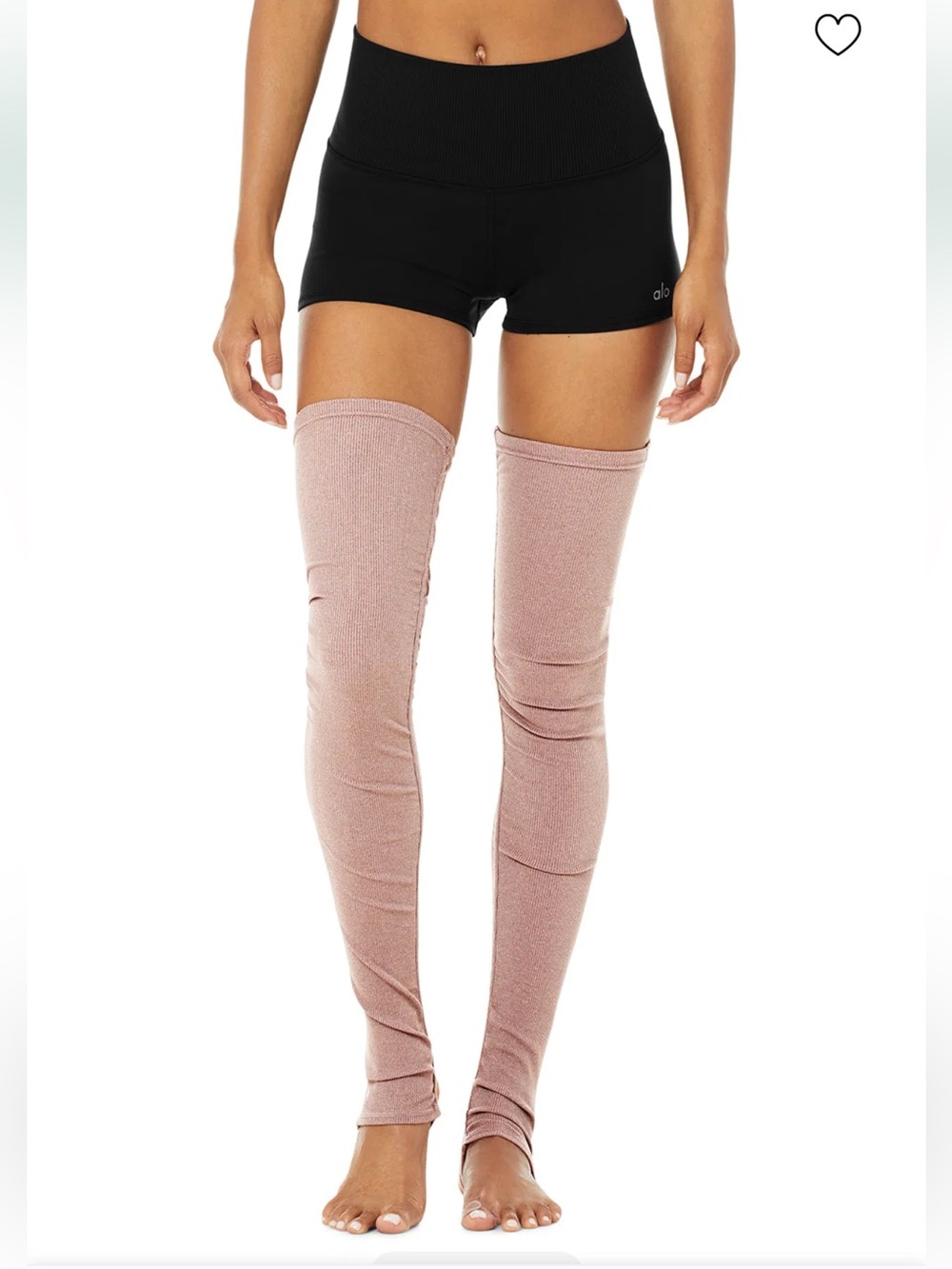 ALO Yoga Over-the-Knee Leg Warmers in Smocky Quartz